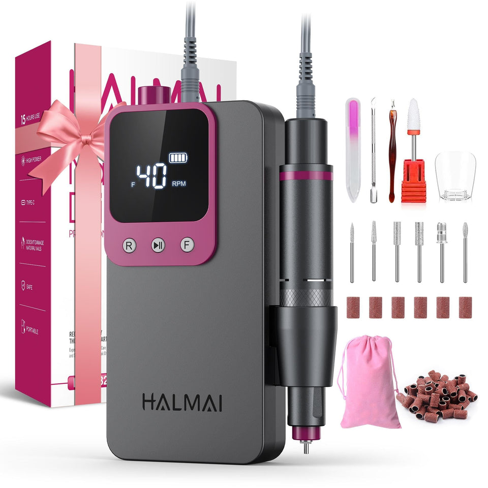 HALMAI front view of HMC320 kit showing compact cordless design and controls