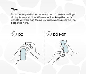 HALOVIDA tube next to coin to show compact 2.82 oz size for travel convenience