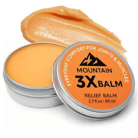 Halpilt 3X Relief Balm front tube showing label and compact size for portability