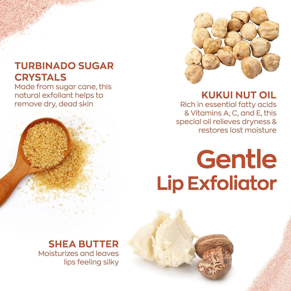 Hanalei lip scrub held in hand displaying 22g size for travel-friendly benefit