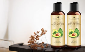 Handcraft Blends bottle beside common items showing 4 fl oz travel-friendly size