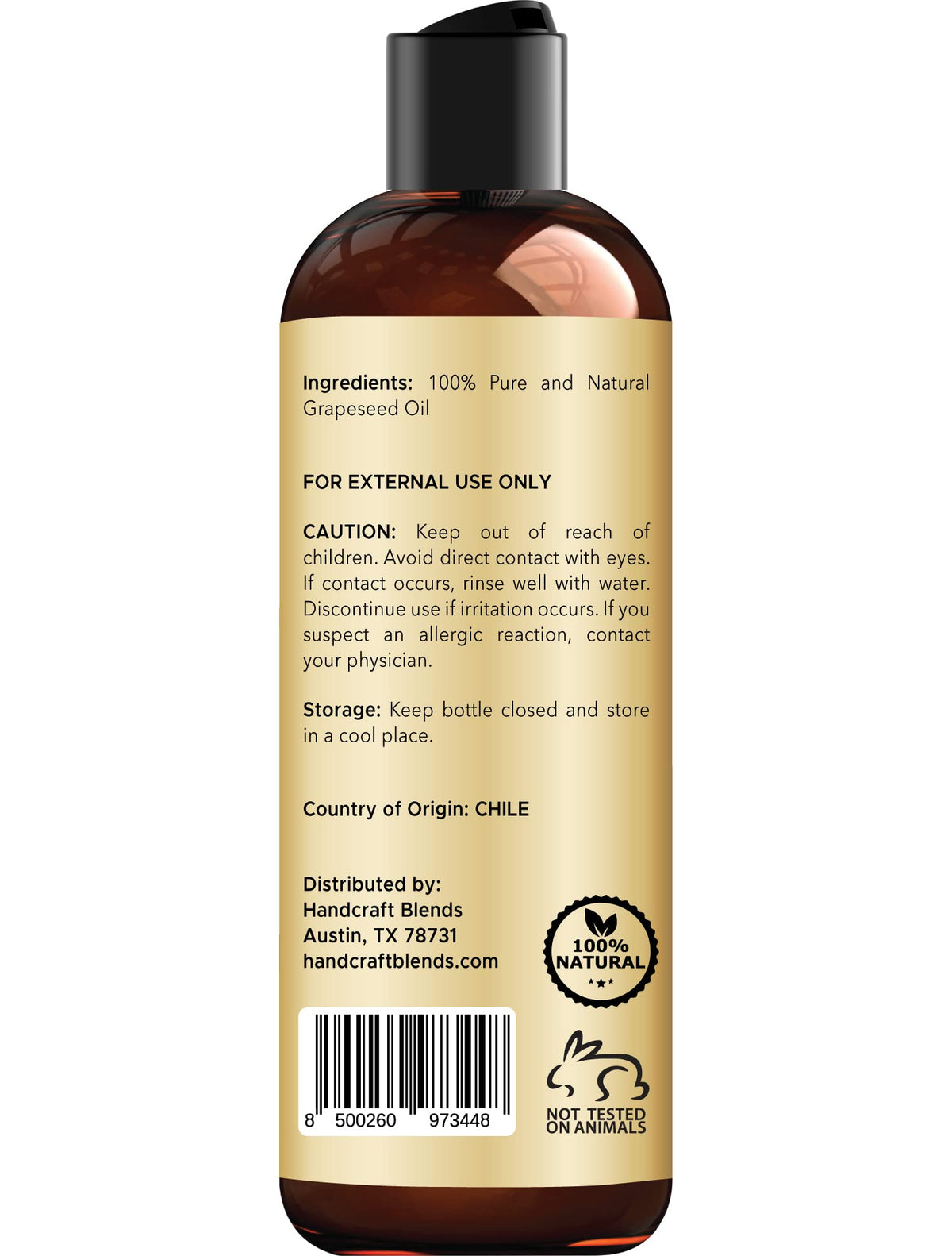 Handcraft Blends oil spread on skin illustrating quick absorption benefit