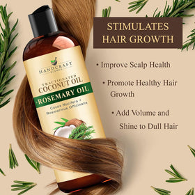 Handcraft Blends used on hair showing improved shine and manageability after application