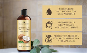 Handcraft Blends used on hair ends to show added shine and manageability
