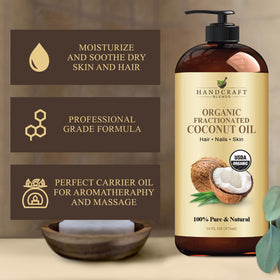Handcraft Blends used for scalp massage demonstrating quick absorption benefit
