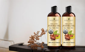 Handcraft Blends jojoba oil in bathroom setting supporting daily skincare ritual