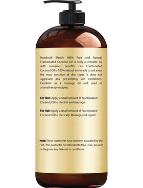 Handcraft Blends label close-up highlighting purity and ingredient transparency