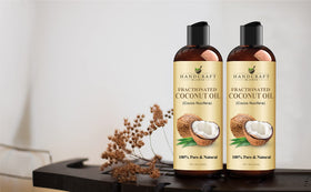 Handcraft Blends bottle on bathroom vanity suggesting daily skincare use