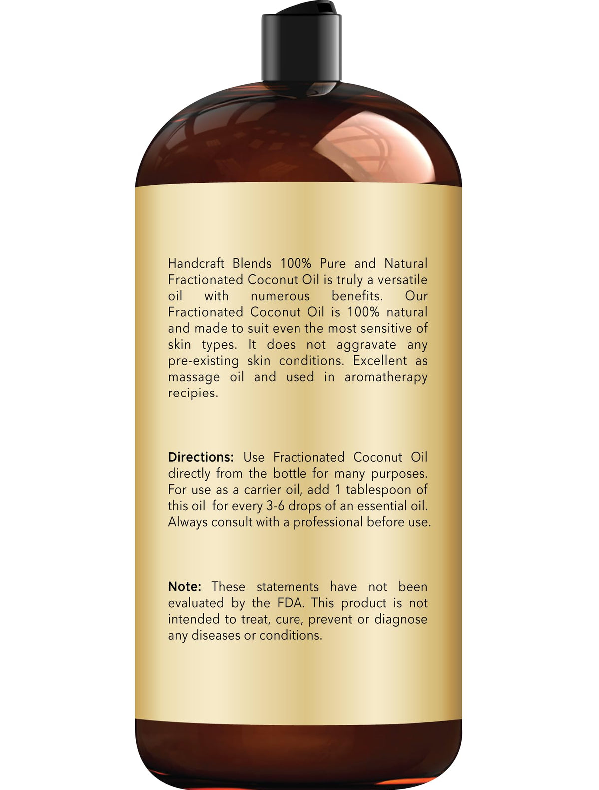 Handcraft Blends oil pouring from bottle showing lightweight texture