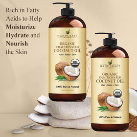 Handcraft Blends pouring clear oil close-up highlighting lightweight texture