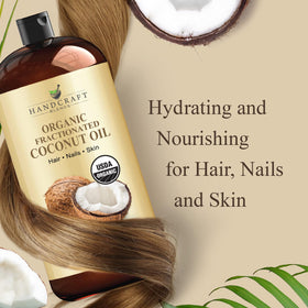 Handcraft Blends bottle beside a hand to show size and long-lasting supply benefit