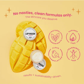 Handmade Heroes applied to model lips demonstrating overnight hydration benefits