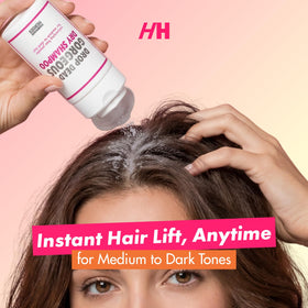 Handmade Heroes before and after crown showing visible oil reduction and volume
