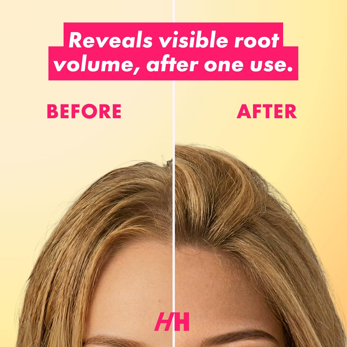 Handmade Heroes open jar top view revealing fine, invisible volume-boosting powder