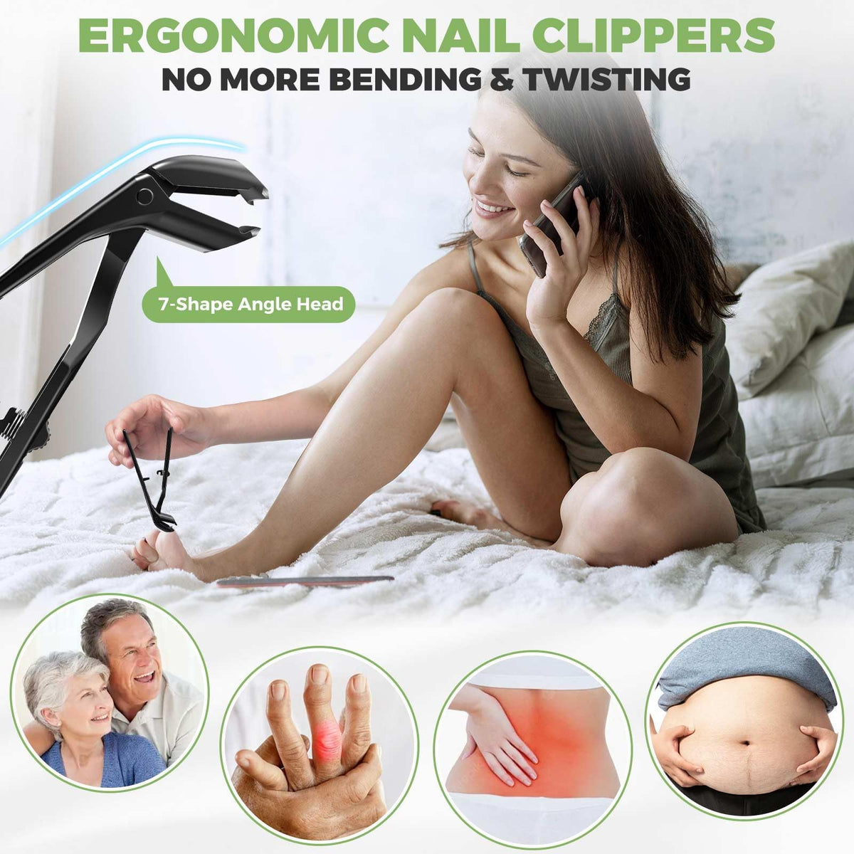 HANDWENG large podiatrist clipper close-up showing wide jaw and sharp blades for thick nails