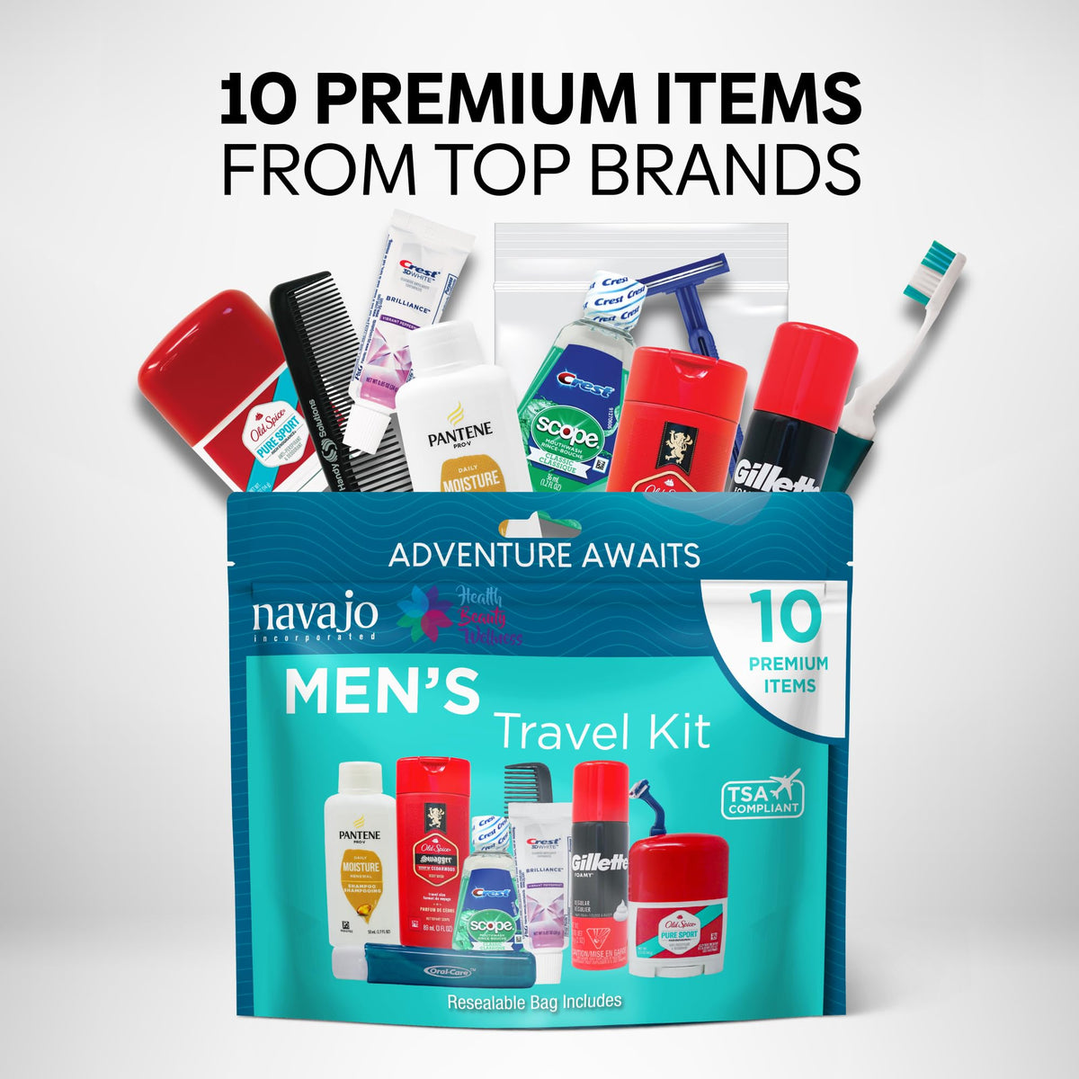 Handy Solutions Gillette shaving foam and Old Spice deodorant for easy morning grooming