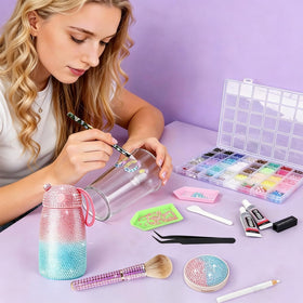 HANEVEAR open compartments displaying 32 colors for easy color selection and organization