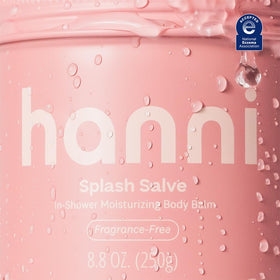 HANNI after use smooth skin comparison showing hydrated result