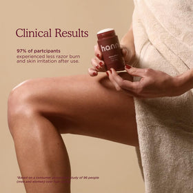 HANNI product packaging label showing clean ingredients and travel-friendly format