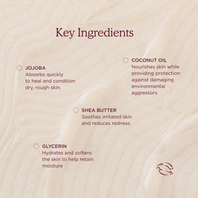 HANNI Splash Salve close-up texture melting on fingertip, shows creamy, lightweight spread