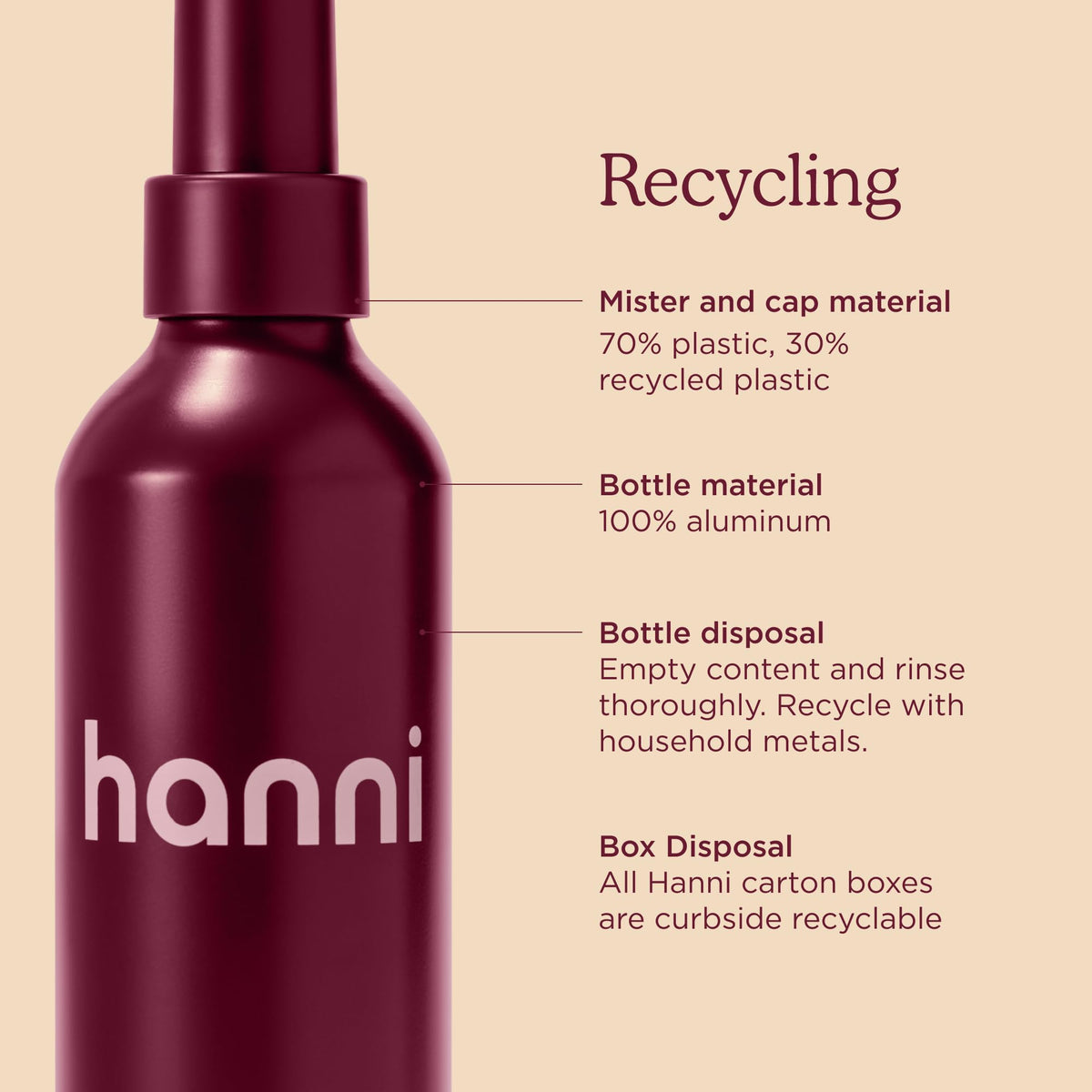 HANNI packed inside travel bag for on-the-go hydration