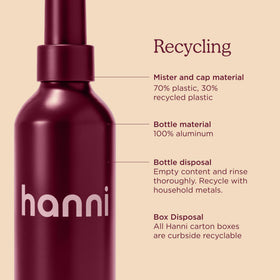 HANNI packed inside travel bag for on-the-go hydration