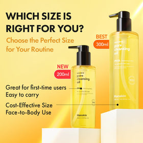 Hanskin emulsified milky texture after water added demonstrating clean rinsing benefit