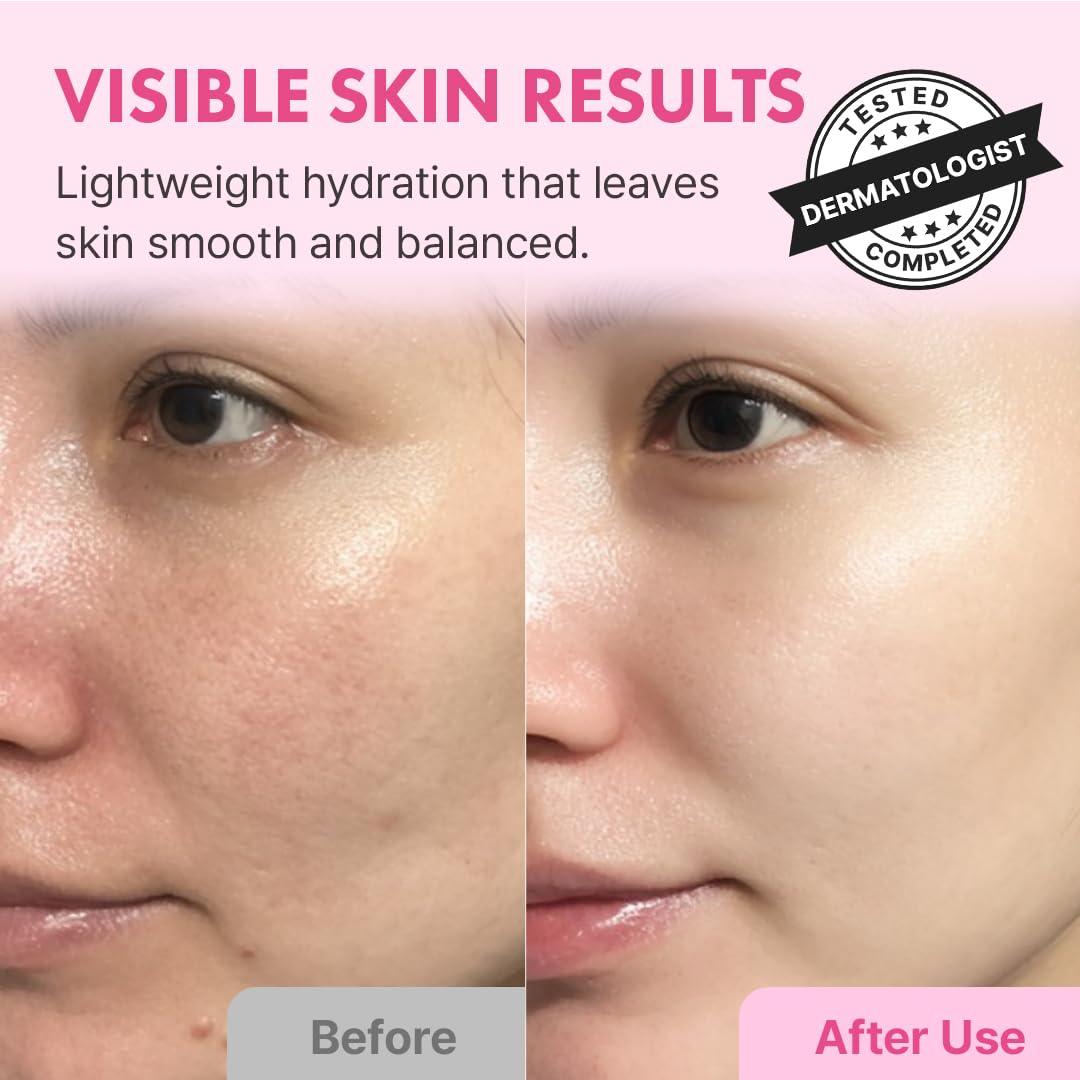 Hanskin essence texture drop highlighting hydration and lightweight feel