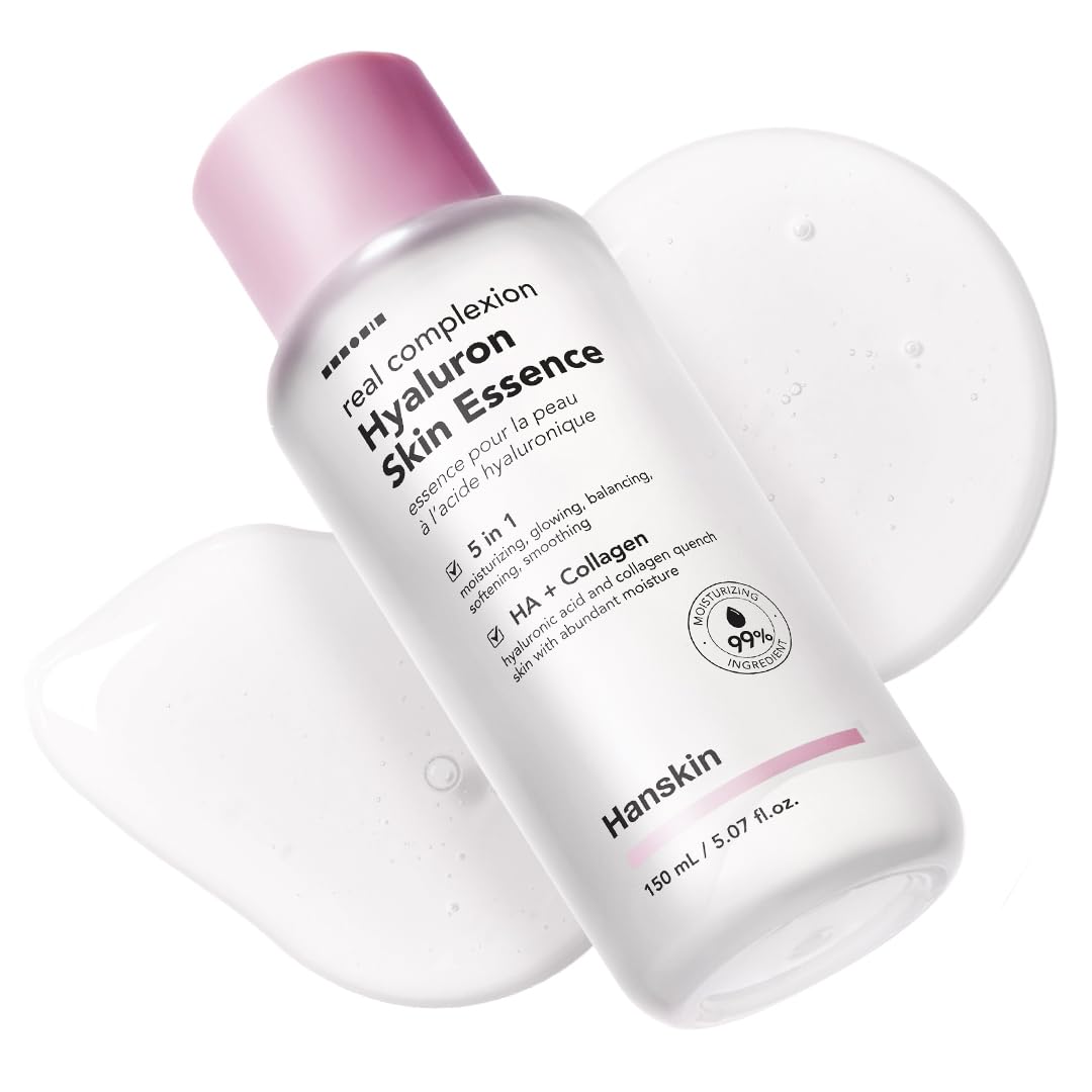Hanskin front packaging showing hyaluron toner and glass-skin benefit