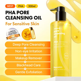 Hanskin plant-based ingredients shot with jojoba olive grape seed oils showing nourishing support