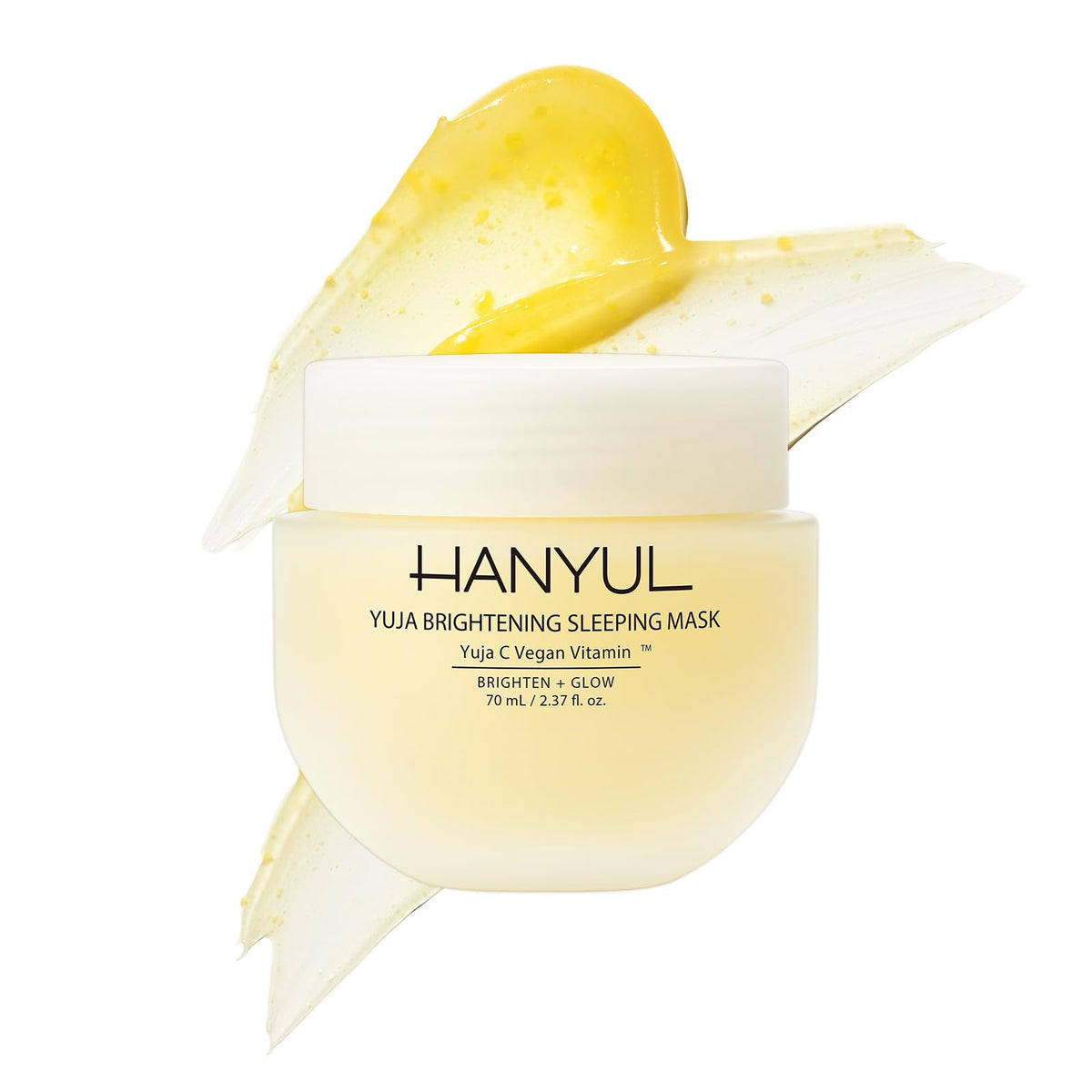 Hanyul front jar view showing sleek packaging and brightening benefits