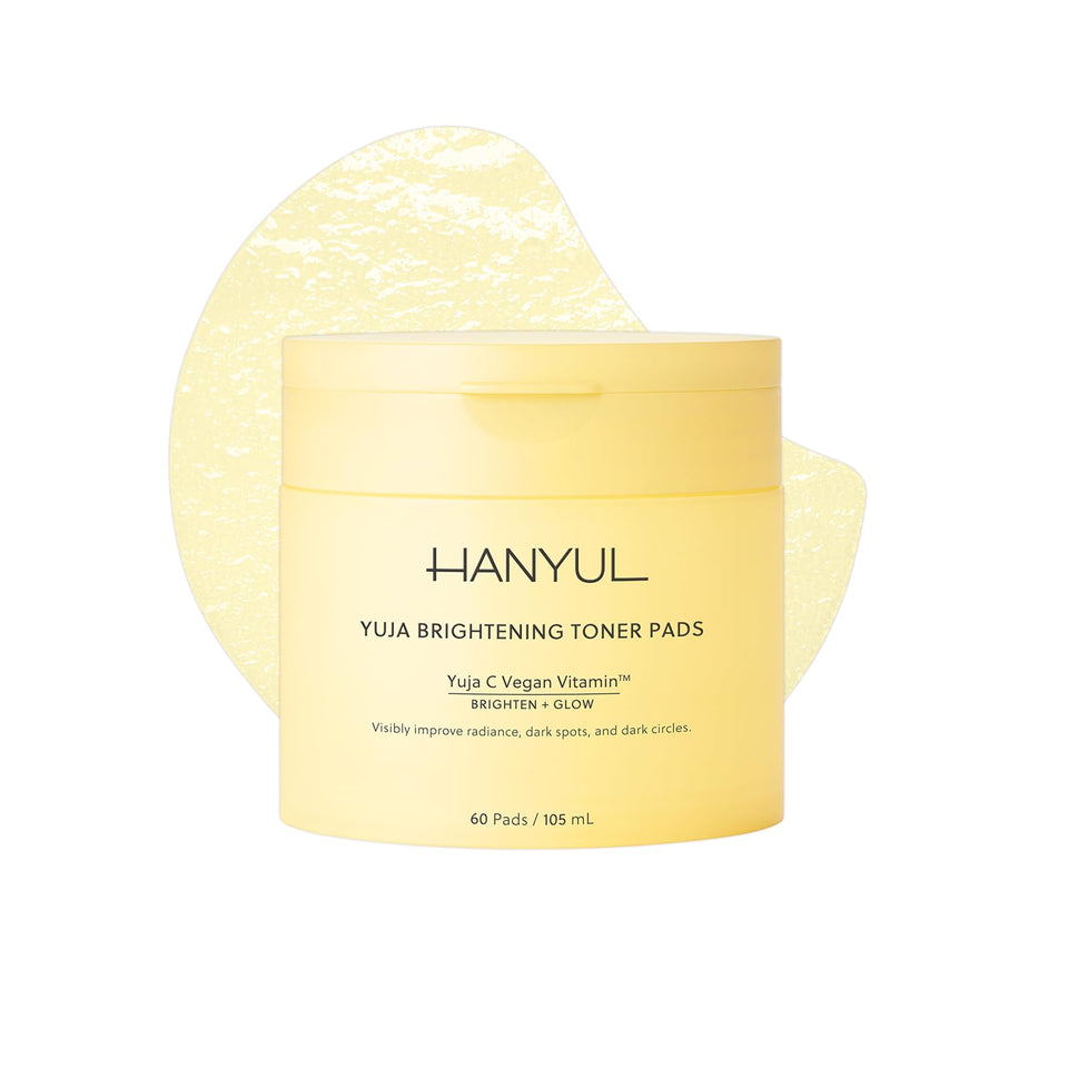 HANYUL jar front view showing product branding and 60 pads for quick recognition