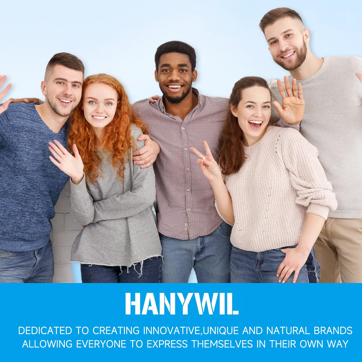 HANYWIL bottle next to ruler showing 2.0 fl oz size and portability benefit