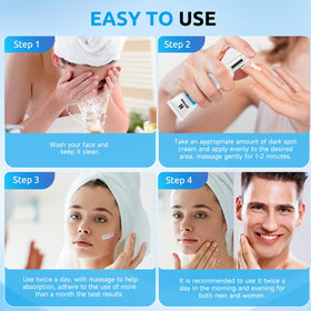 HANYWIL applying serum to face demonstrating targeted spot treatment benefit