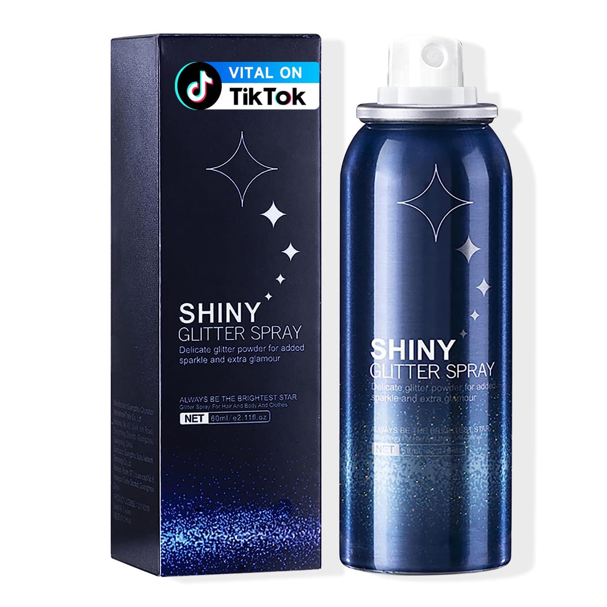 HANYWIL front packaging showing product benefit of vibrant holographic shine