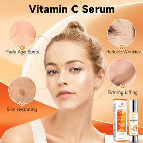 HANYWIL serum dropper releasing a clear drop, precise dosing and concentrated formula