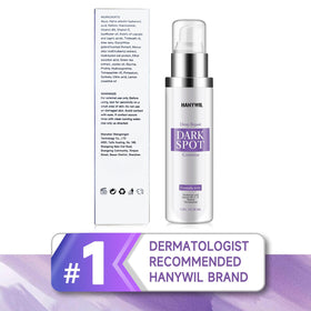 HANYWIL serum texture drop on fingertip demonstrating lightweight absorbency