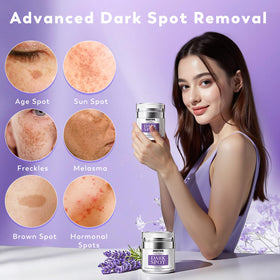 HANYWIL creamy-serum texture swatched on skin to show lightweight finish and absorption