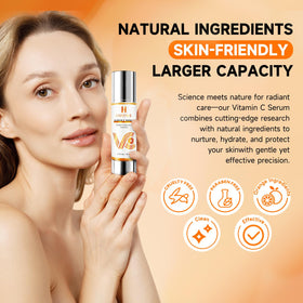 HANYWIL serum texture on hand demonstrating lightweight, hydrating consistency benefit
