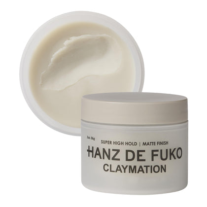 Hanz de Fuko front jar showing compact 2 oz travel size and branding benefit