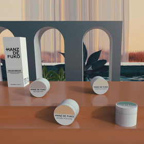 Hanz de Fuko kit in toiletry bag showing travel-ready styling versatility