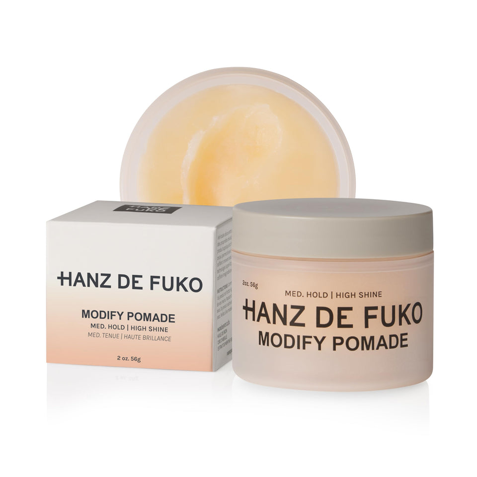 Hanz de Fuko front jar view showing compact travel-ready design and premium look