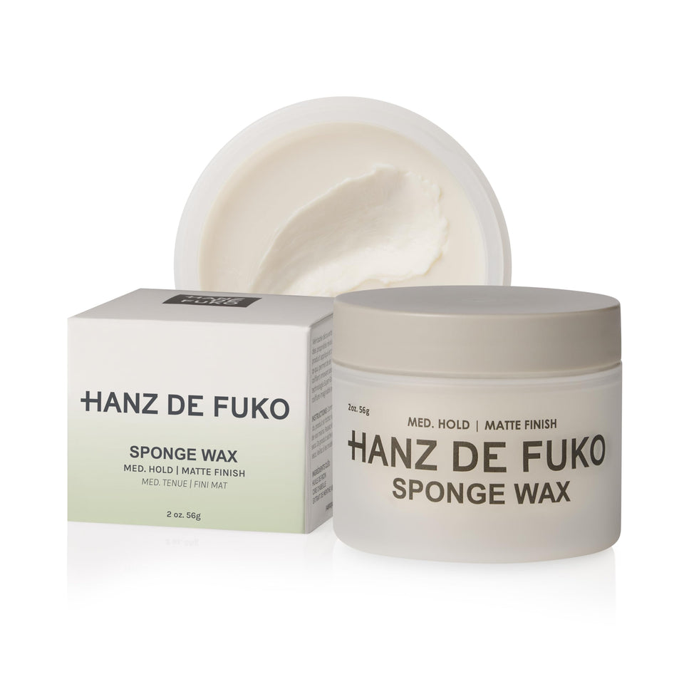 Hanz de Fuko front jar view showing compact travel packaging and branding benefit