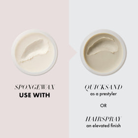 Hanz de Fuko next to common items showing 2 oz travel size and portability benefit