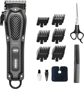 Haokry clippers front view showing ergonomic grip and complete body for comfortable grooming