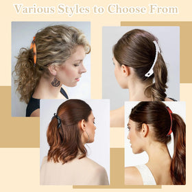 Hapdoo small claw clip detail with smooth edges for snag-free styling