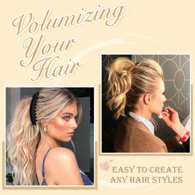 Hapdoo transparent acrylic clips displayed for chic, visible accents