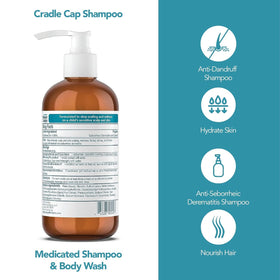 Happy Cappy being gently massaged into baby scalp to reduce flaking