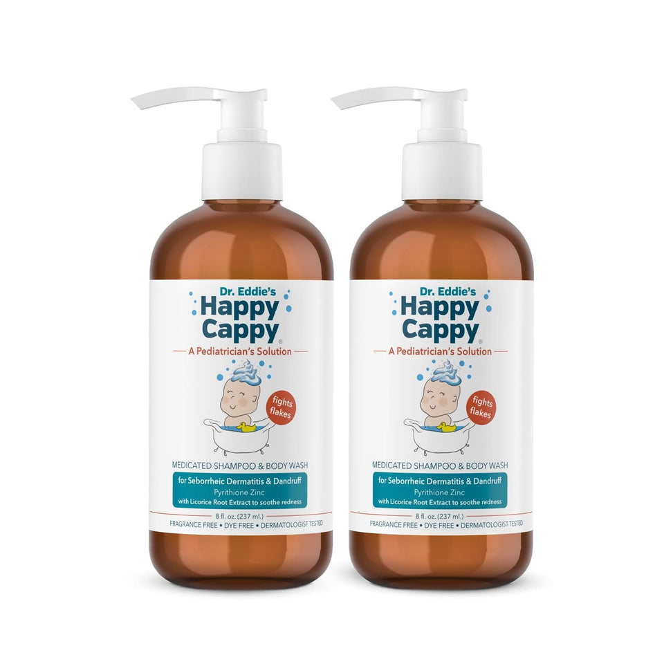 Happy Cappy front packaging showing bottle and pack benefits