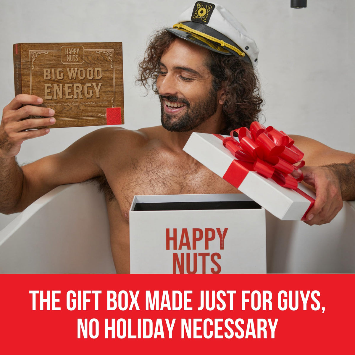 HAPPY NUTS whole-body deodorant label close-up highlighting odor control benefit